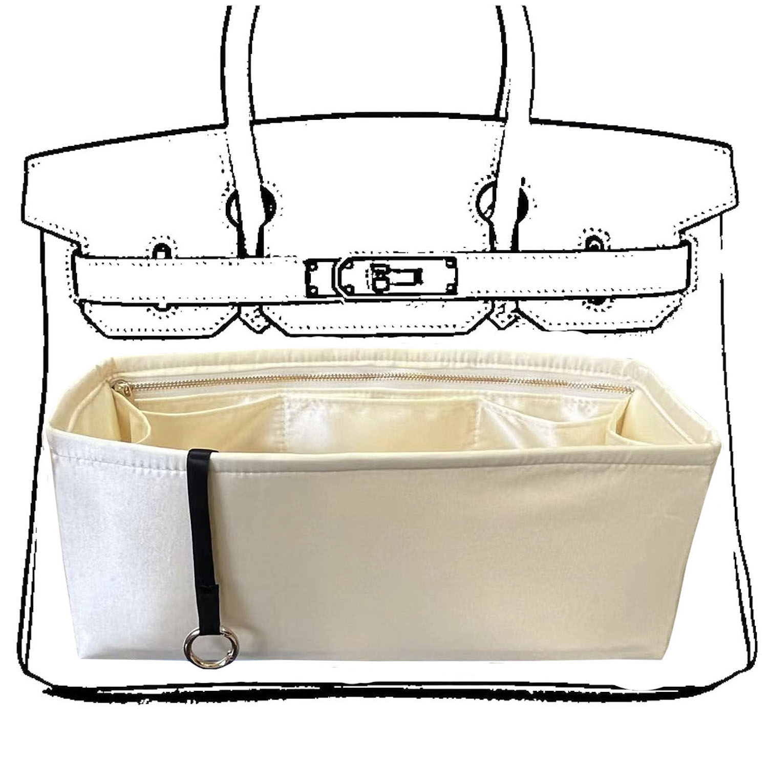Luxury Skincare Organizer - 버킨백 S 25 30 35 40용