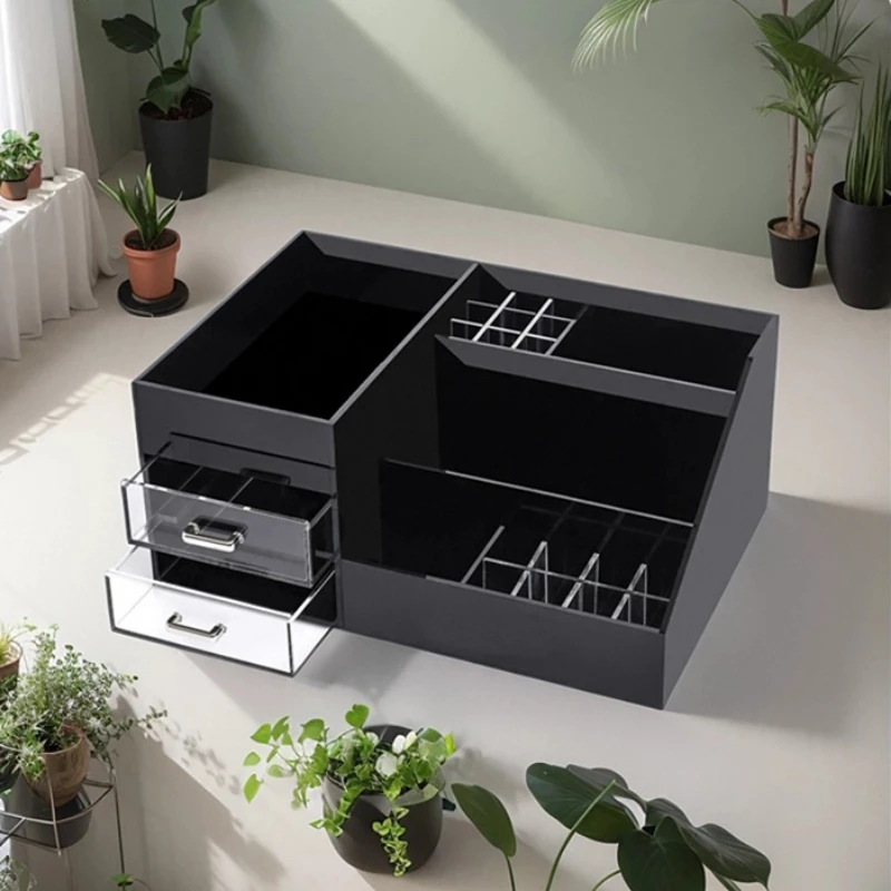 Luxury Skincare Organizer - 아크릴 화장대 정리함 고급 스킨 케어