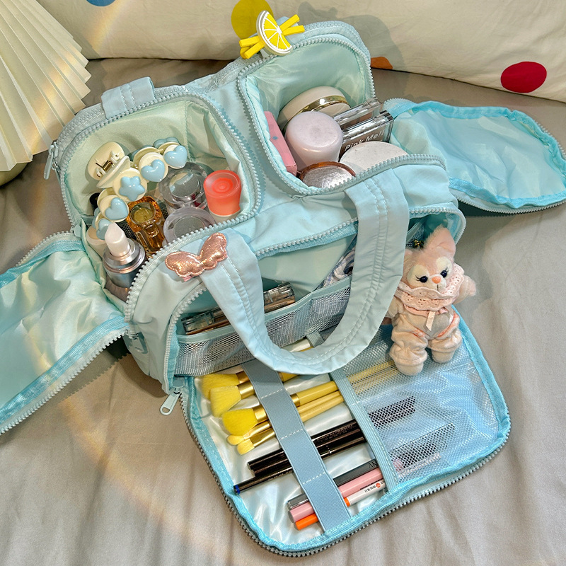 Luxury Skincare Organizer - 새로운 여성 화장품 가방 휴대용 저장
