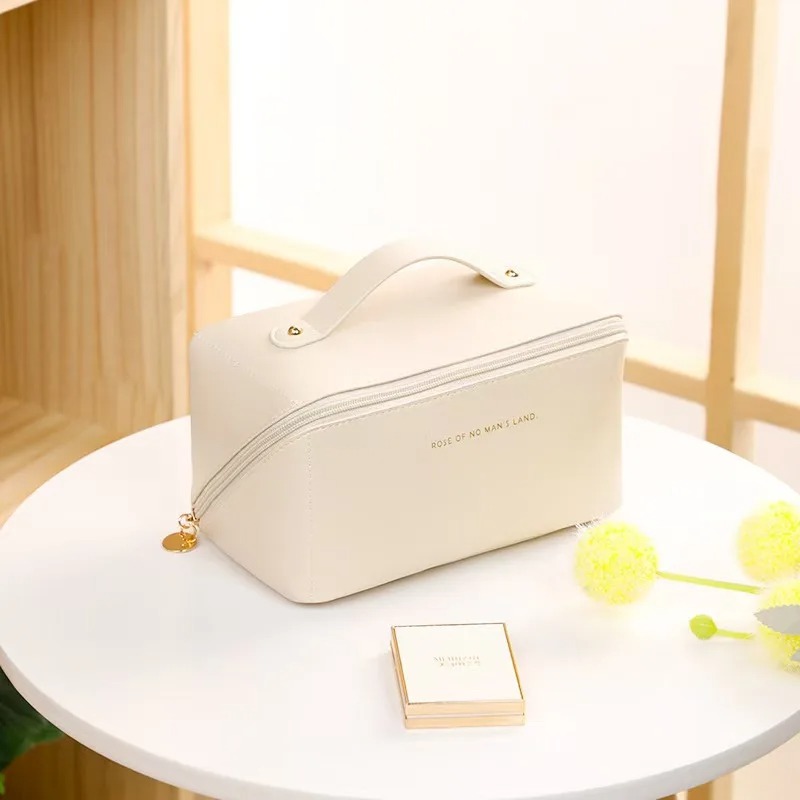 Luxury Skincare Organizer - 메이크업 정리함 여성용 세면도구 가방 메이크업