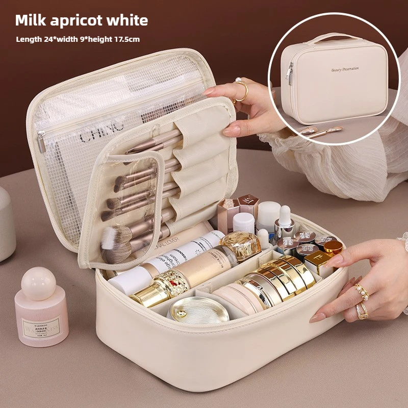 Luxury Skincare Organizer - 새로운 여성용 대용량 화장품 가방 휴대용