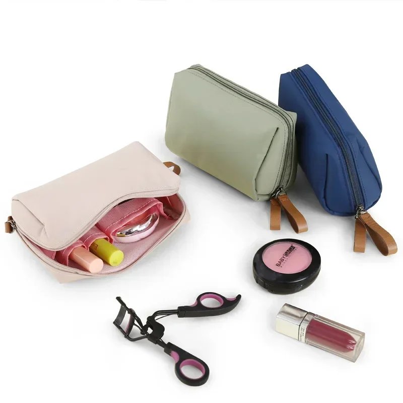 Luxury Skincare Organizer - 새로운 심플 여성 화장품 가방 단색