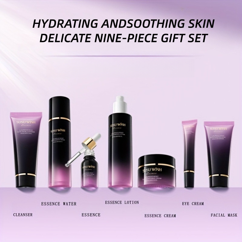 고급스럽고 우아한 9종 보습 에센스 세트, 클렌징 밀크 - Luxury Skincare Serum 리뷰 및 가격