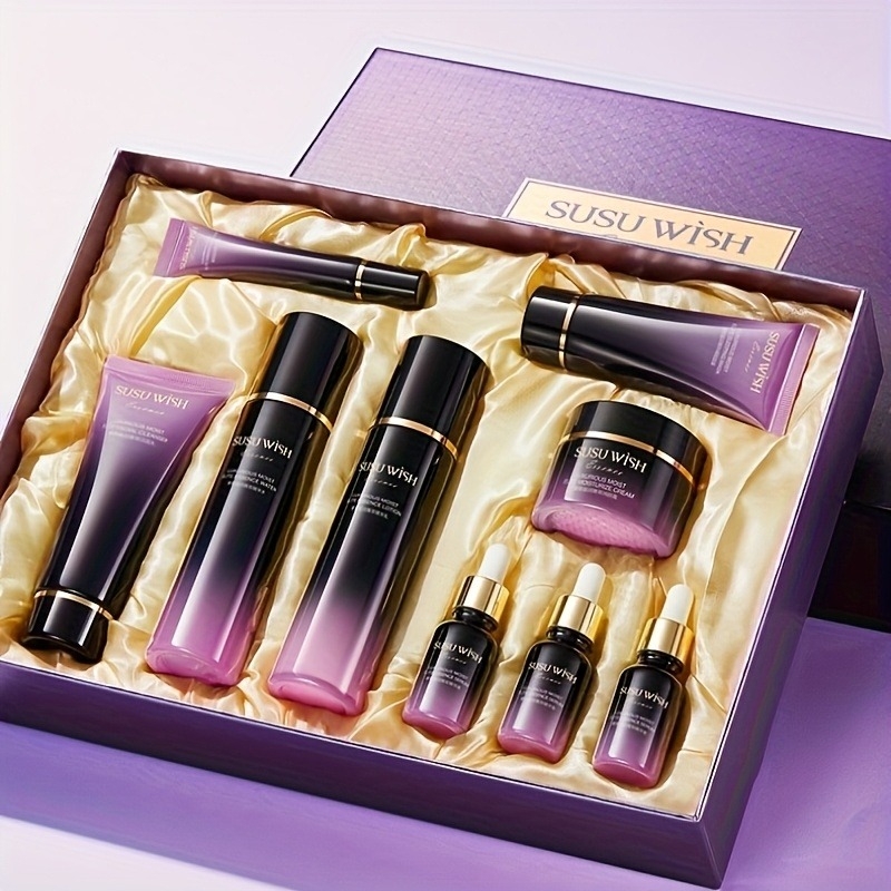 고급스럽고 우아한 9종 보습 에센스 세트, 클렌징 밀크 - Luxury Skincare Serum 리뷰 및 가격