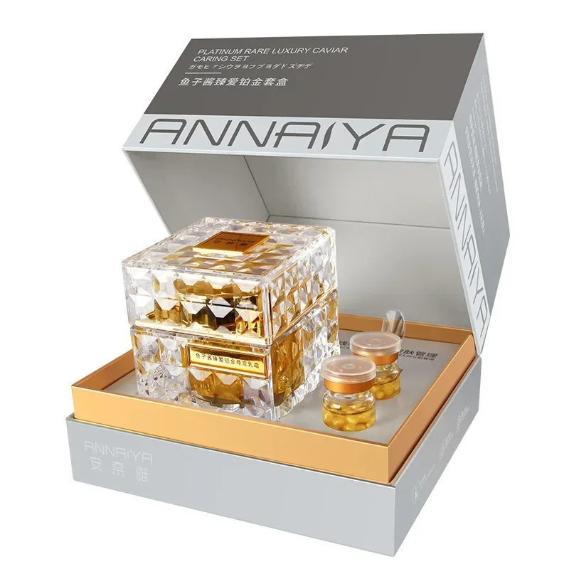 플래티넘 레어 럭셔리 캐비어 케어 세트 페이셜 크림 퍼 - Luxury Skincare Anti Aging 리뷰 및 가격