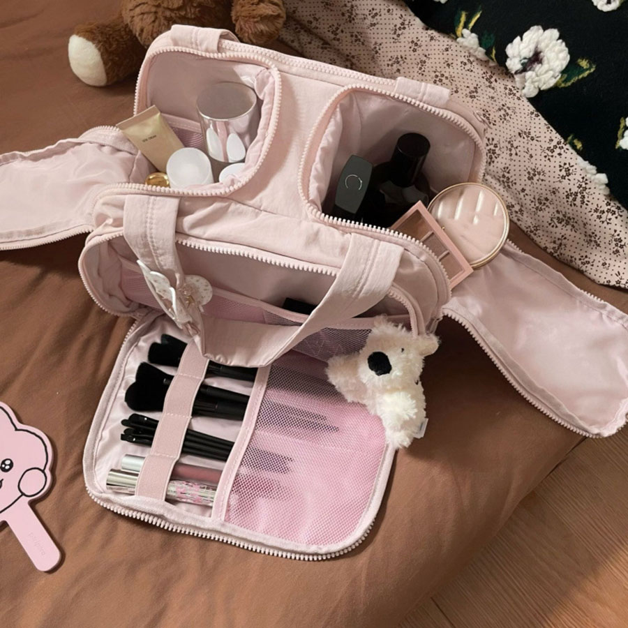 새로운 여성 화장품 가방 휴대용 저장 가방 대용량 럭셔 - Luxury Skincare Organizer 리뷰 및 가격