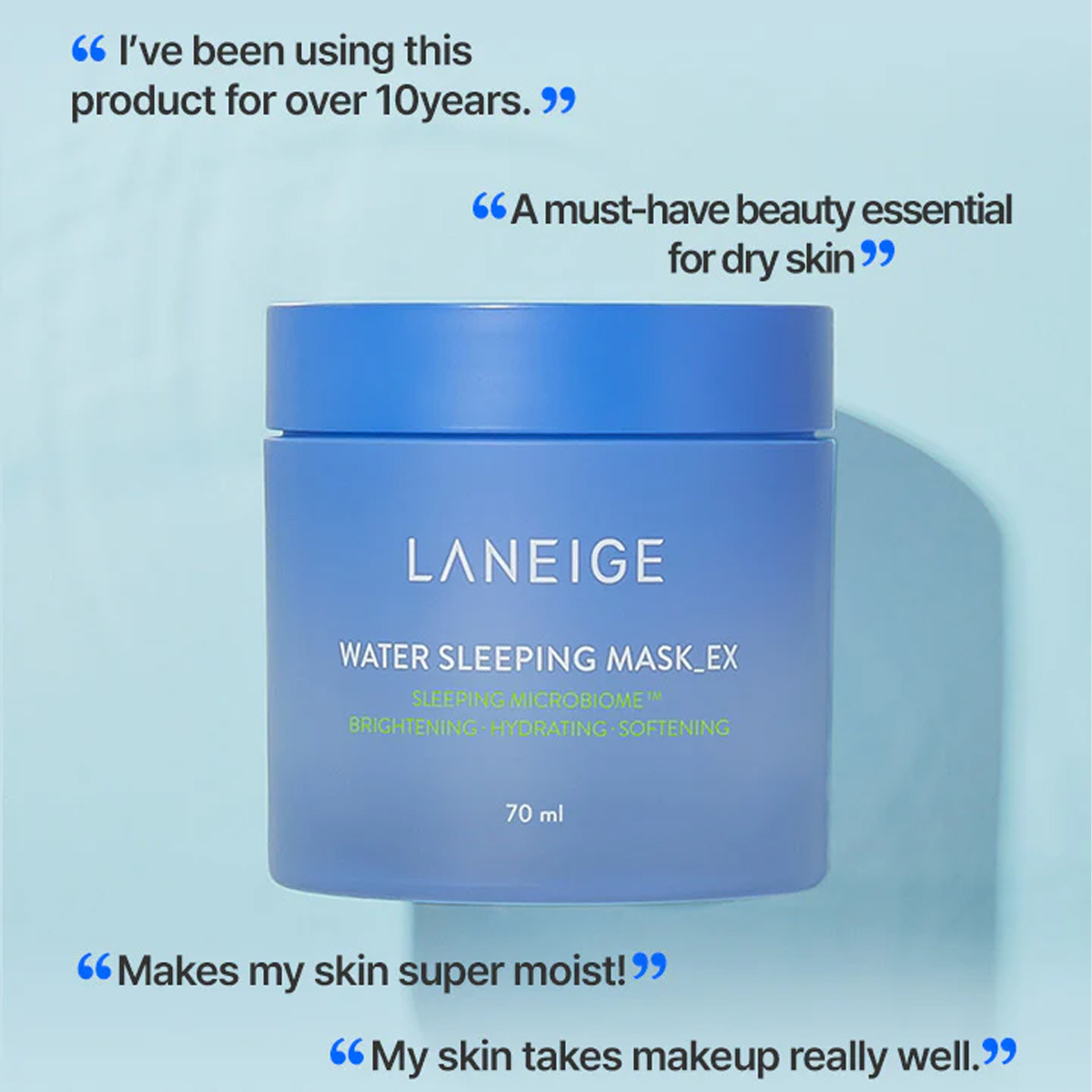라네즈 워터 슬리핑 마스크 70ml, 오버나이트 수분  - Luxury Skincare Fridge 리뷰 및 가격