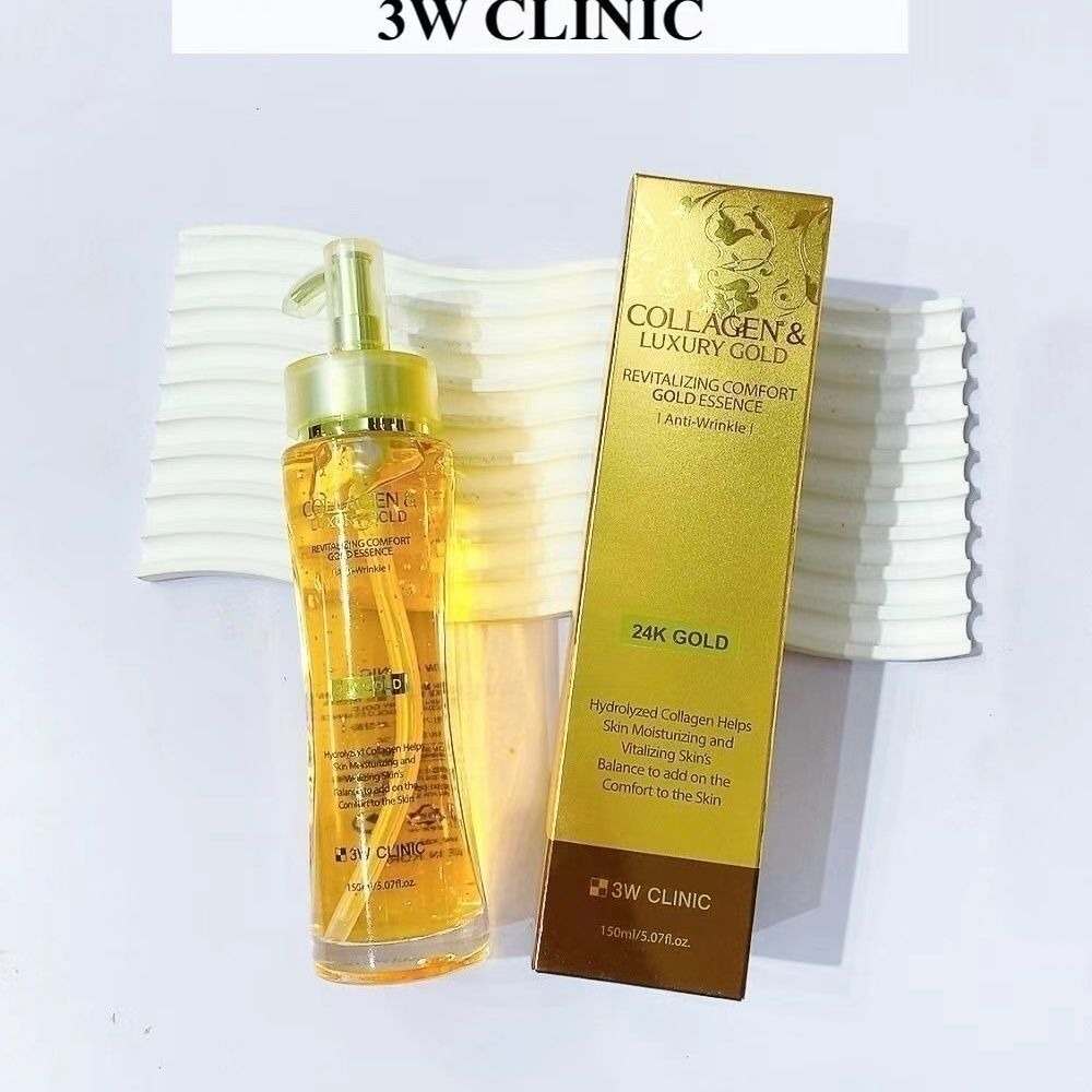 3WCLINIC 콜라겐 & 럭셔리 골드 24K 골드 에 - Luxury Skincare Serum 리뷰 및 가격