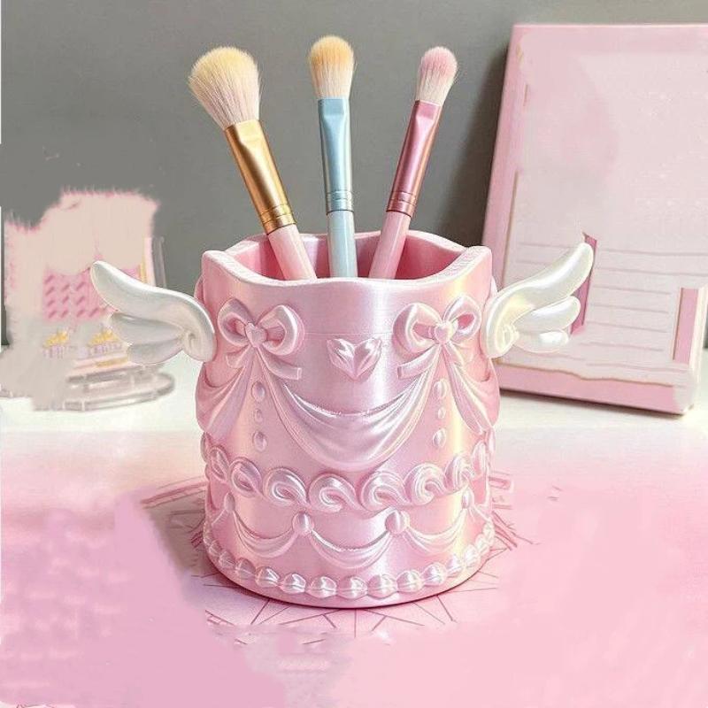 1개 실크 질감 소녀용 고급 화장품 정리함 버킷 천사  - Luxury Skincare Organizer 리뷰 및 가격