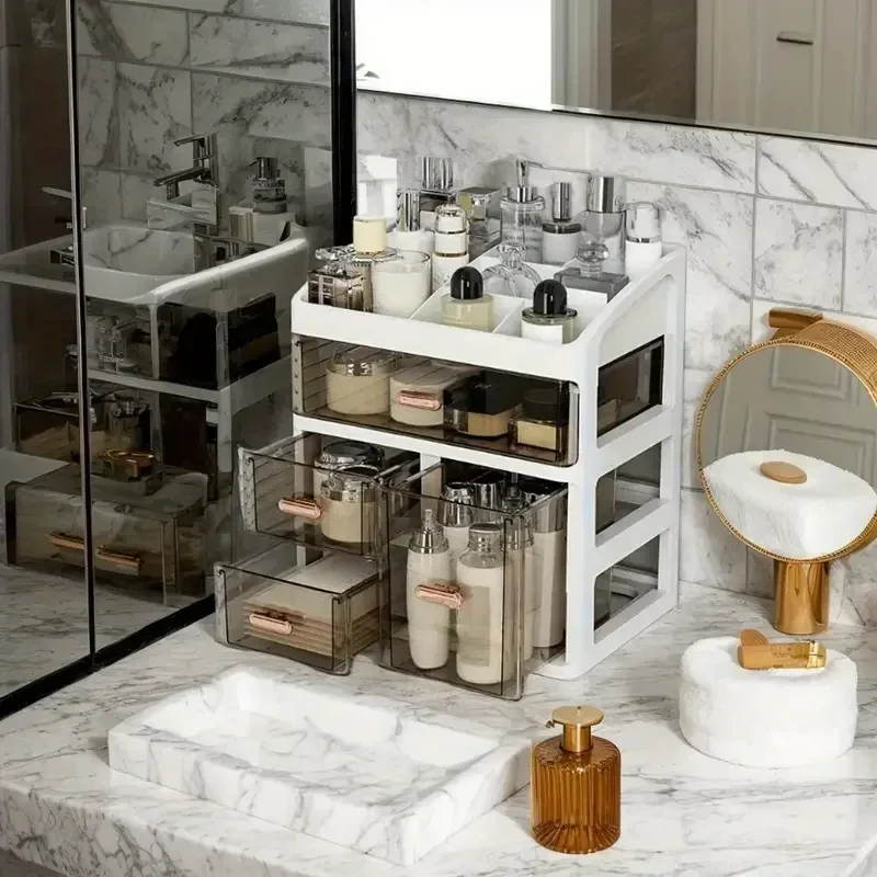 화장품 수납함 메이크업 케이스 브러쉬 립스틱 홀더 스킨 - Luxury Skincare Organizer 리뷰 및 가격