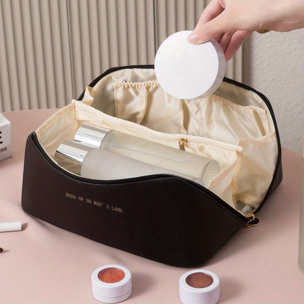 새로운 2026년형 여성용 세면도구 가방 메이크업 케이 - Luxury Skincare Organizer 리뷰 및 가격